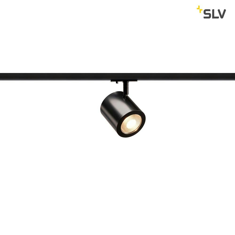 SLV Enola C LED Strahler für 1Phasenschiene 3000K Schwarz 35° 1