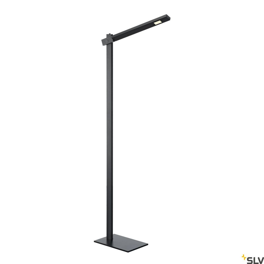 S.Luce Mecanica Plus FL Büro-Stehlampe 2700-6500K Schwarz