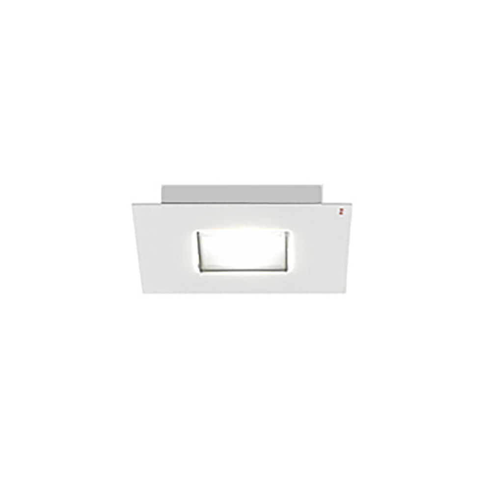 S.Luce Fabbian Quarter LED-Deckenleuchte quadratisch