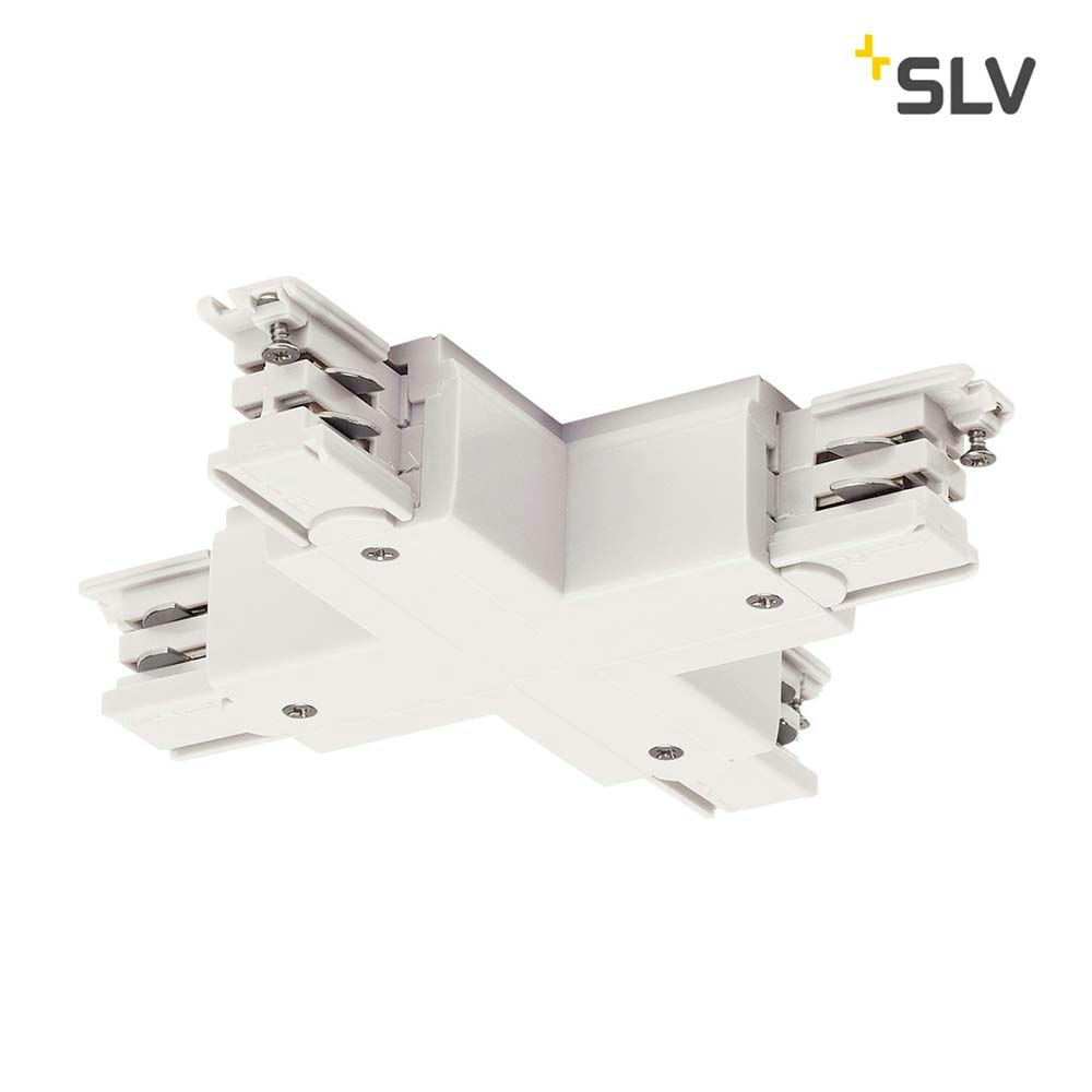 SLV X-Verbinder für S-Track 3P.-Schiene Weiß 