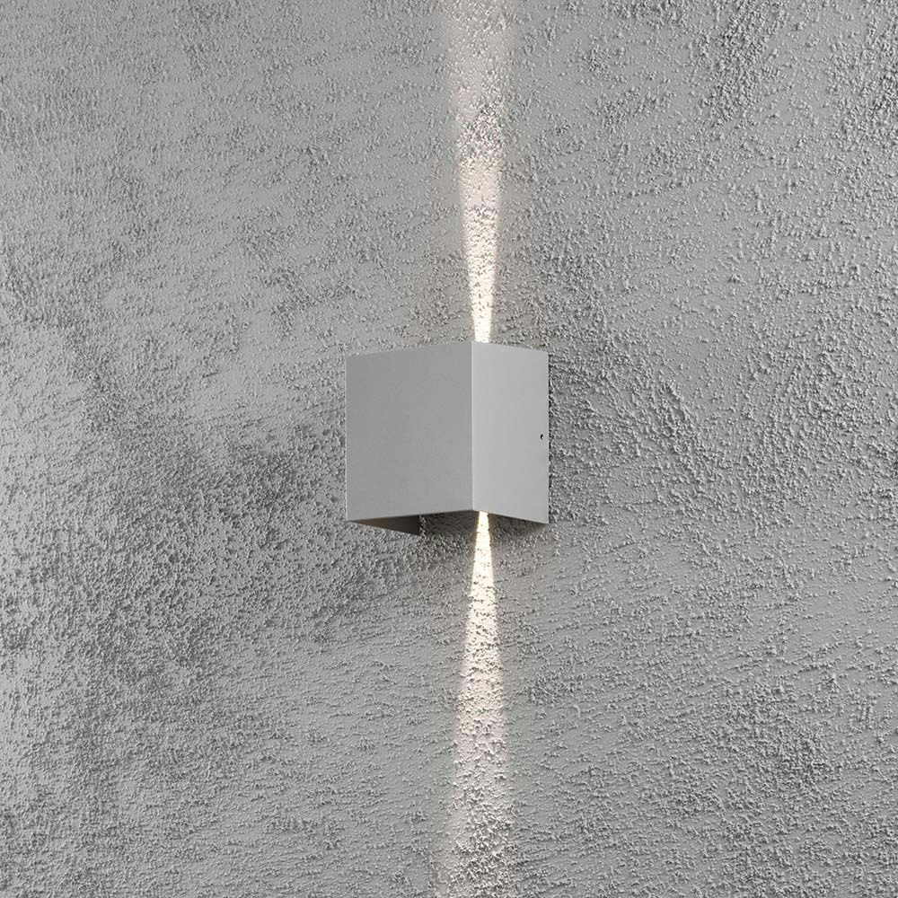 Cremona LED Außen-Wandlampe verstellbarer Lichtaustritt Grau zoom thumbnail 4