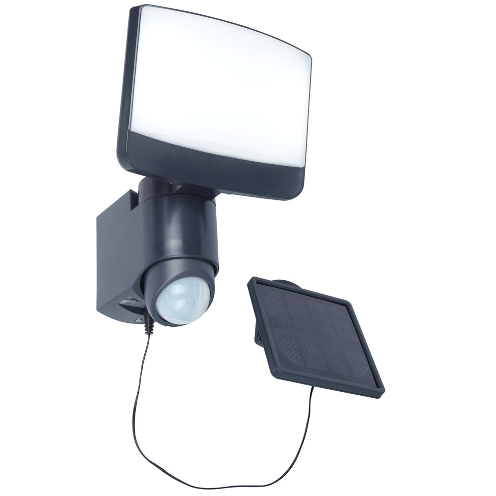 S.Luce Lutec Sunshine LED-Außenwandleuchte IP44 500lm Schwarz