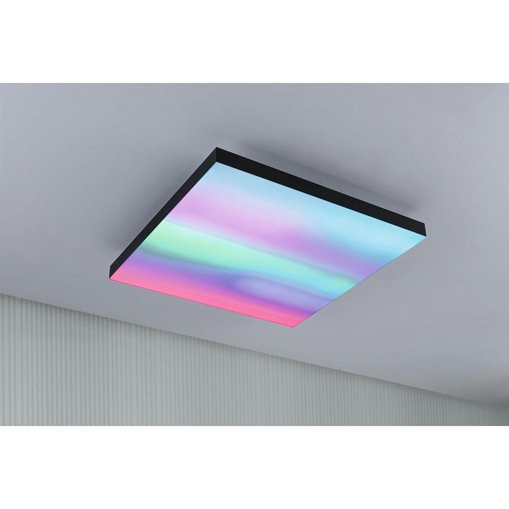 LED Panel Velora Rainbow RGBW Dynamisch Quadratisch Schwarz thumbnail 6