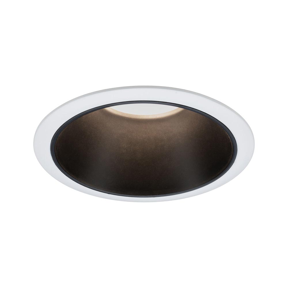 S.Luce LED Einbauleuchte Cole LED Rund 8,8cm Weiß, Schwarz