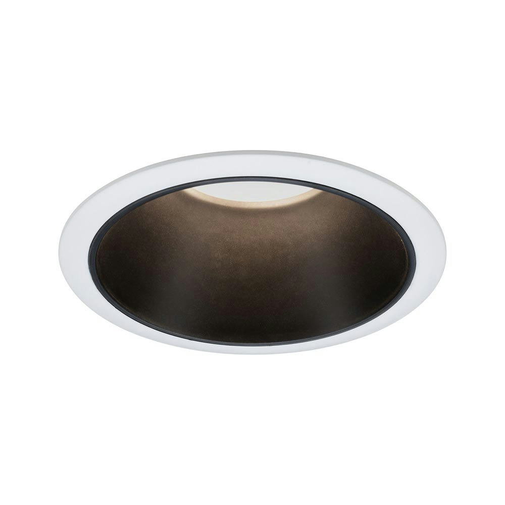 LED Einbauleuchte Cole LED Rund 8,8cm Weiß, Schwarz 1