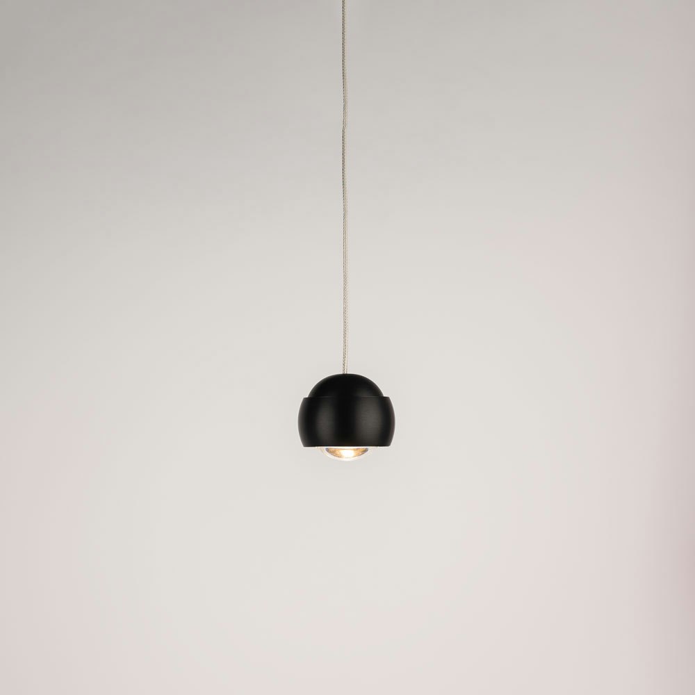 s.LUCE Beam LED lampe à suspendre avec lentille en verre Ø 8cm 1