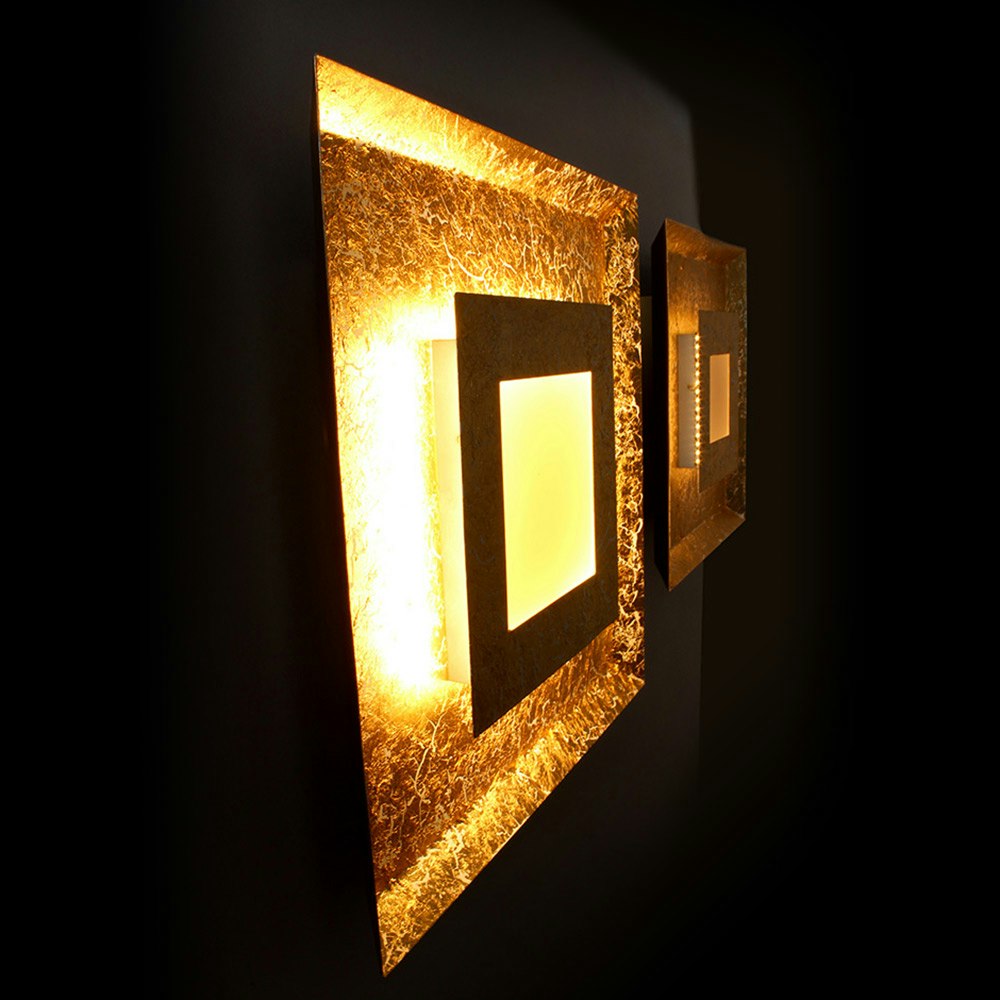 LED Wandlampe Window S Goldfarben 2