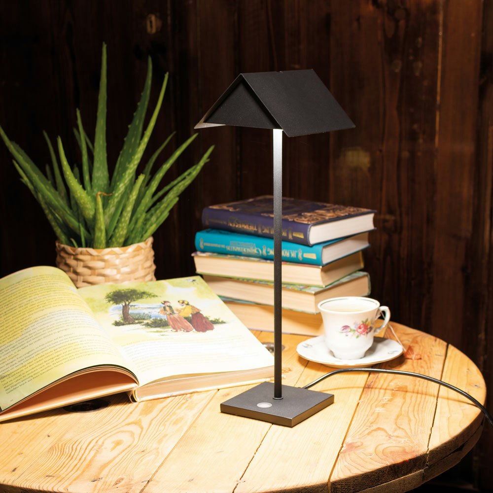 s.luce Book LED Buchständer Tischleuchte mit Touchdimmer & Sensor zoom thumbnail 6