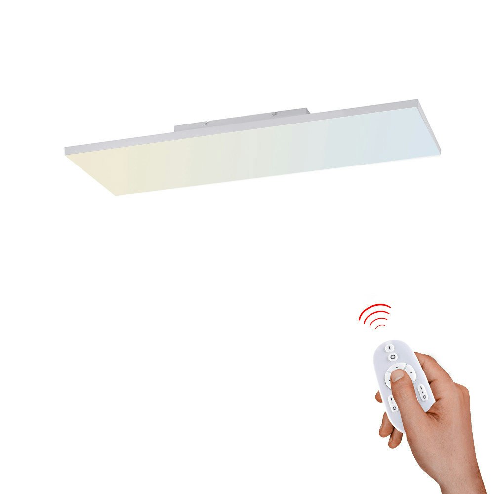 Q-Flat 2.0 rahmenloses LED Deckenpanel 60 x 30cm CCT + FB Weiß zoom thumbnail 1