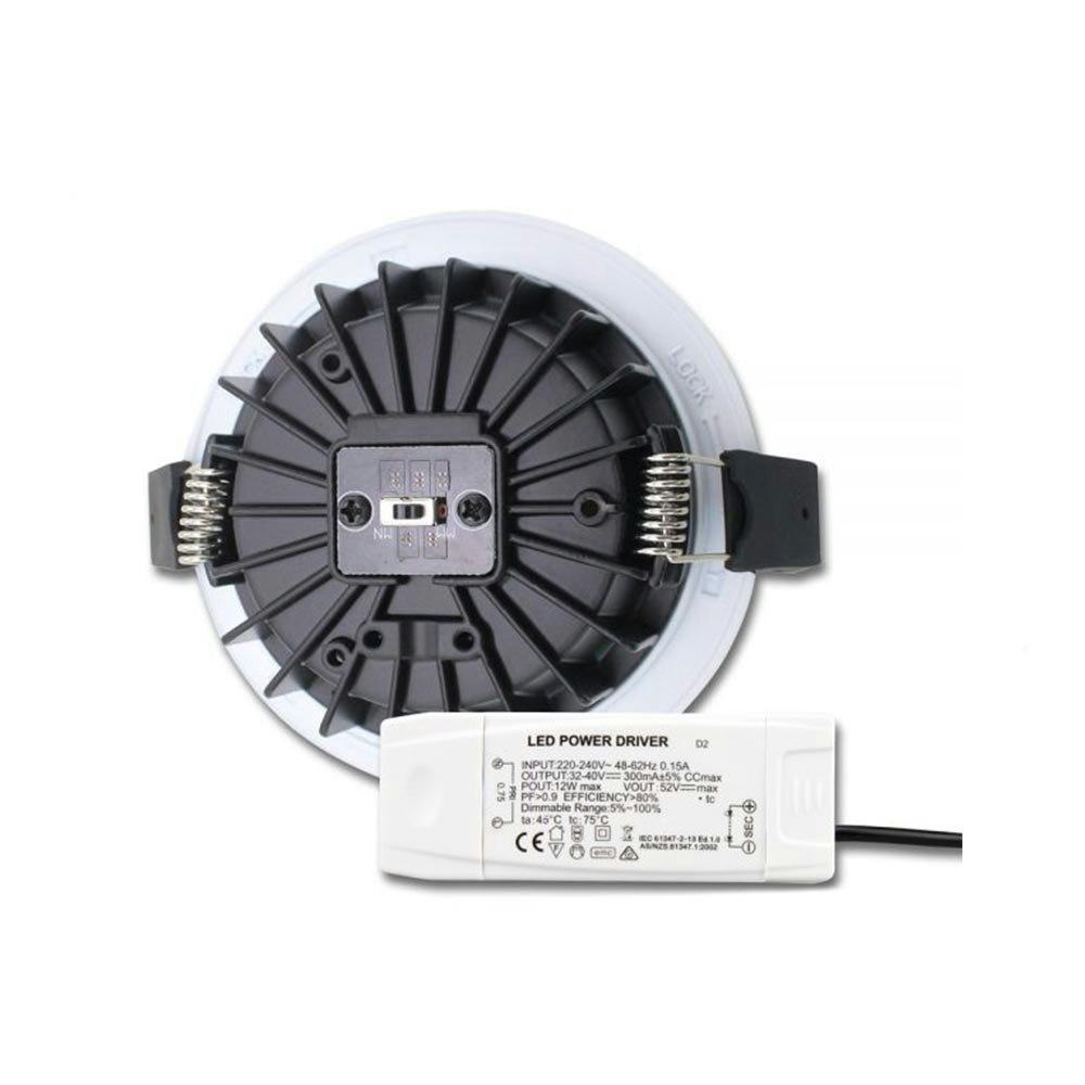LED Einbaustrahler Sys-90 Basis Dali DT8tc 3000-4000K Dimmbar 2