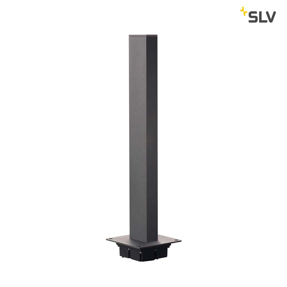 SLV H-POL Aluminium/Kunststoff Schwarz
