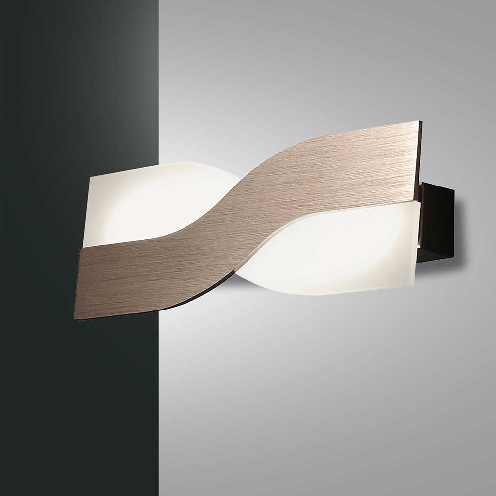 S.Luce Fabas Luce LED Wandlampe Riace Metall