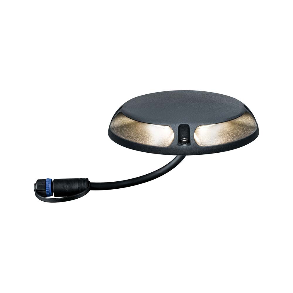 S.Luce LED Plug & Shine Aufbauleuchte IP67 24V 2x350lm 3000K Anthrazit