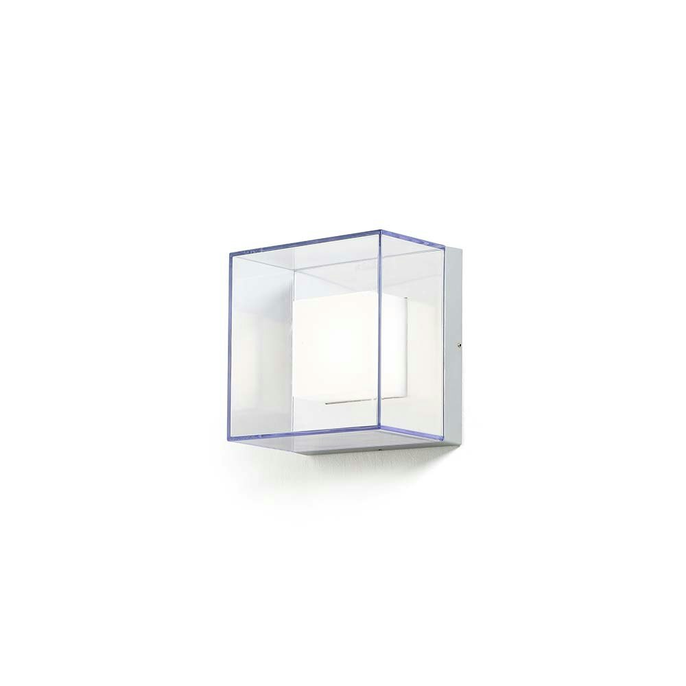 Sanremo LED Außen-Wandleuchte Grau, klares Polycarbonat Glas (bruchsicher) thumbnail 3