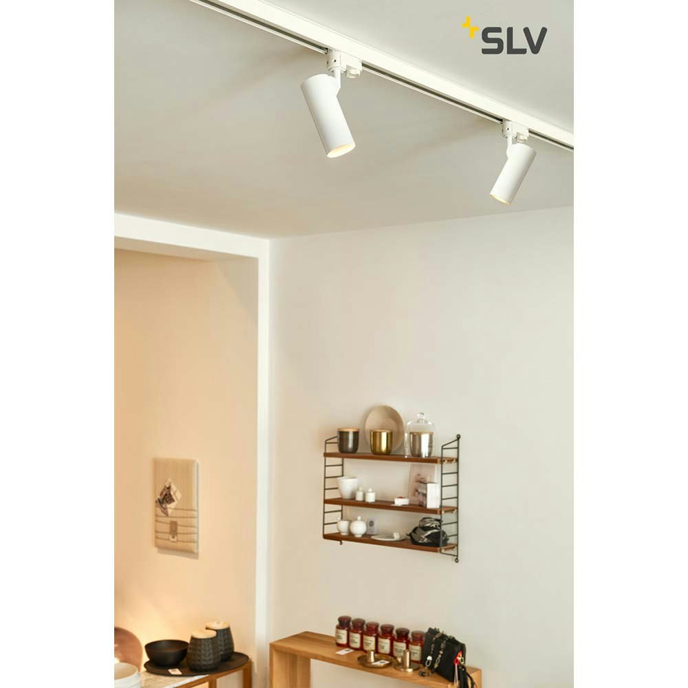 SLV Helia 50 LED Strahler für 3Phasen-Stromschiene 3000K Weiß 35° 2