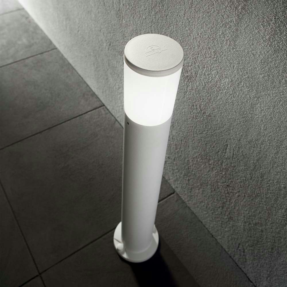 Ideal Lux Pollerlampe Amelia IP55 Weiß 