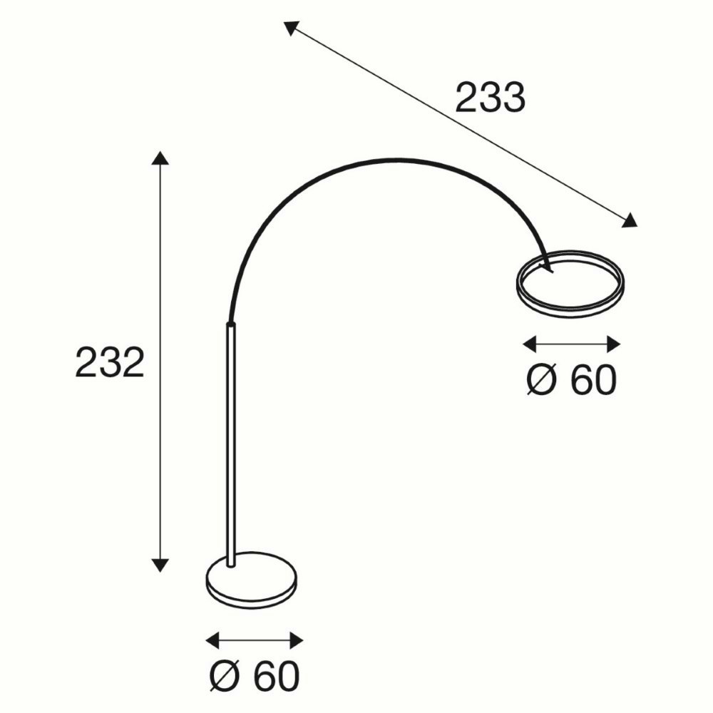 Bogenlampe Bow mit LED Ring 2200lm CCT-Dimmbar thumbnail 6