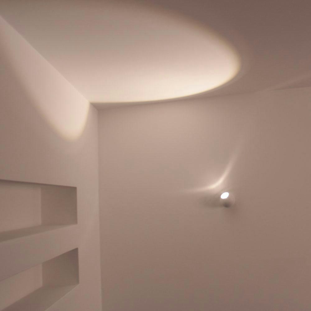 LED Decken- & Wandleuchte Glob 350° schwenkbar Weiß thumbnail 3