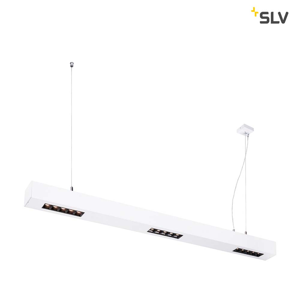 S.Luce SLV Q-Line LED Pendelleuchte 1m Weiß 3000K