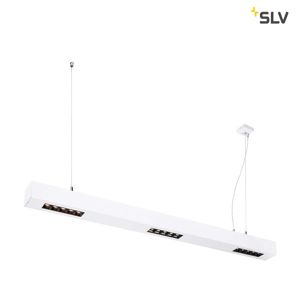 SLV Q-Line LED Pendelleuchte 1m Weiß 3000K zoom thumbnail 1