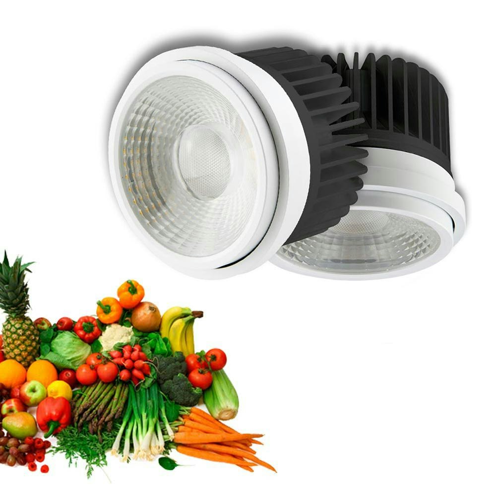 LED für Obst & Gemüse fokussierbar 35°-50° 3100K 2847lm 30W
                                        