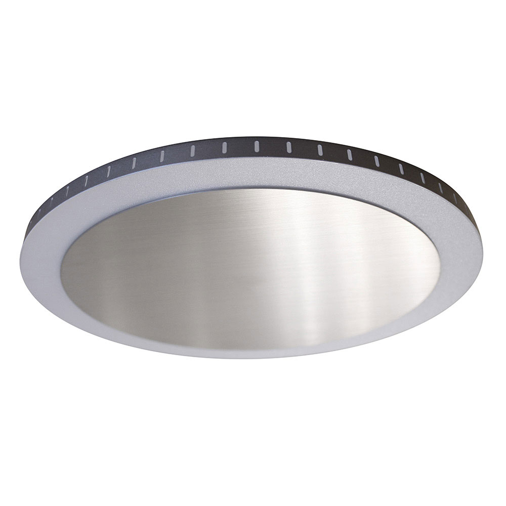 S.Luce LED Deckenlampe Moon Ø 30cm Silberfarben