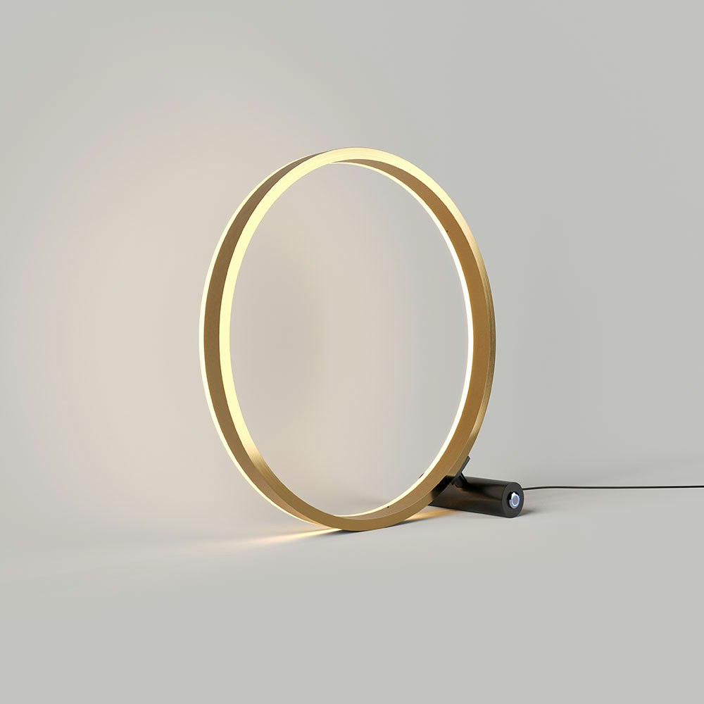 s.luce LED lampada da tavolo ad anello diretta o indiretta 1