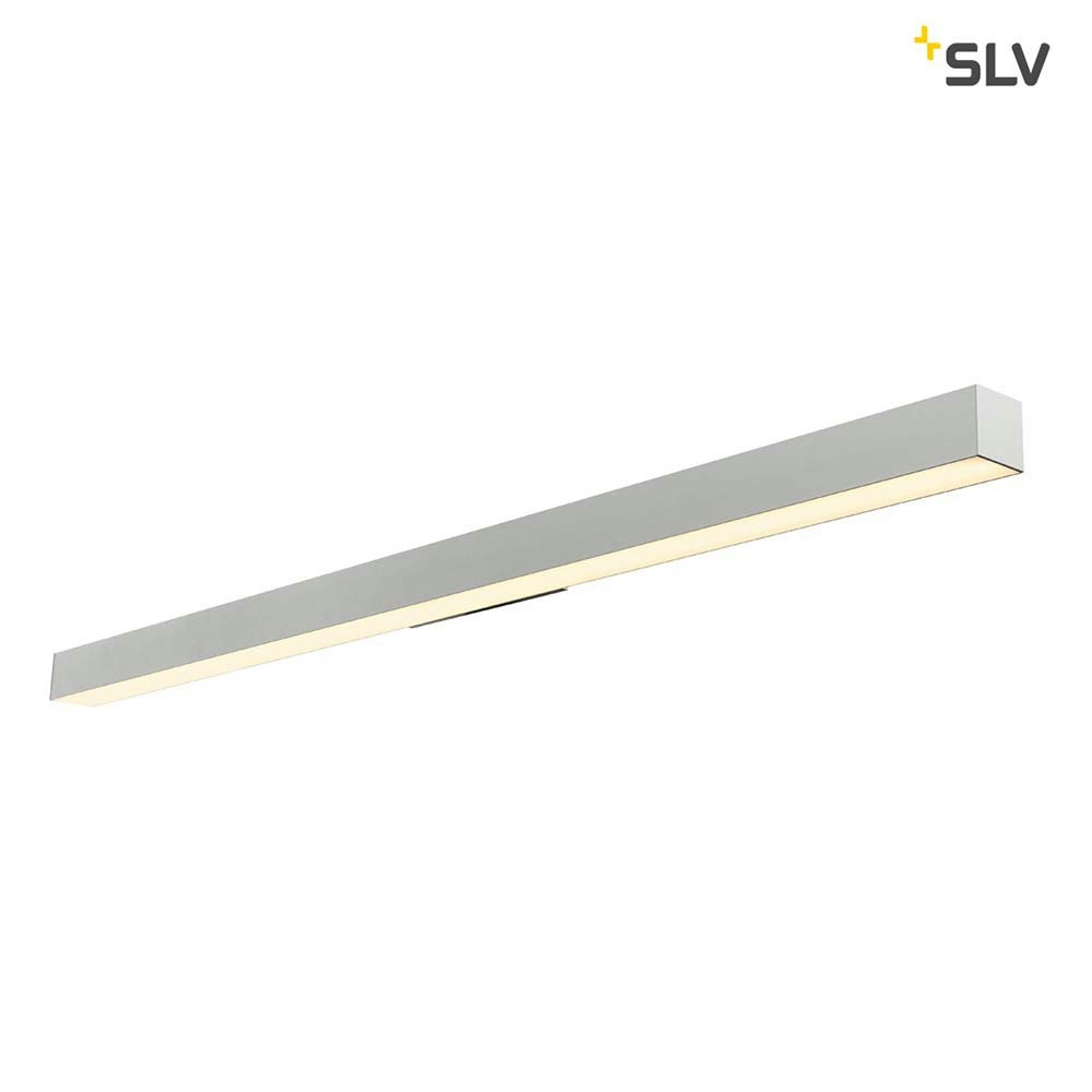 SLV Q-Line LED Wandleuchte Silbergrau 3000K thumbnail 1