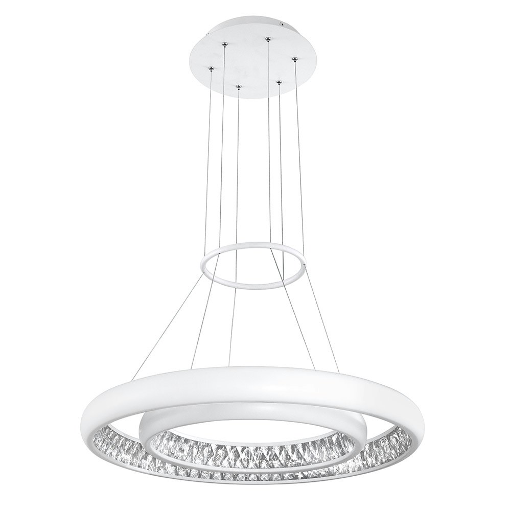 Nova Luce Lumi LED Lampe à suspendre Ø 60cm blanc 2