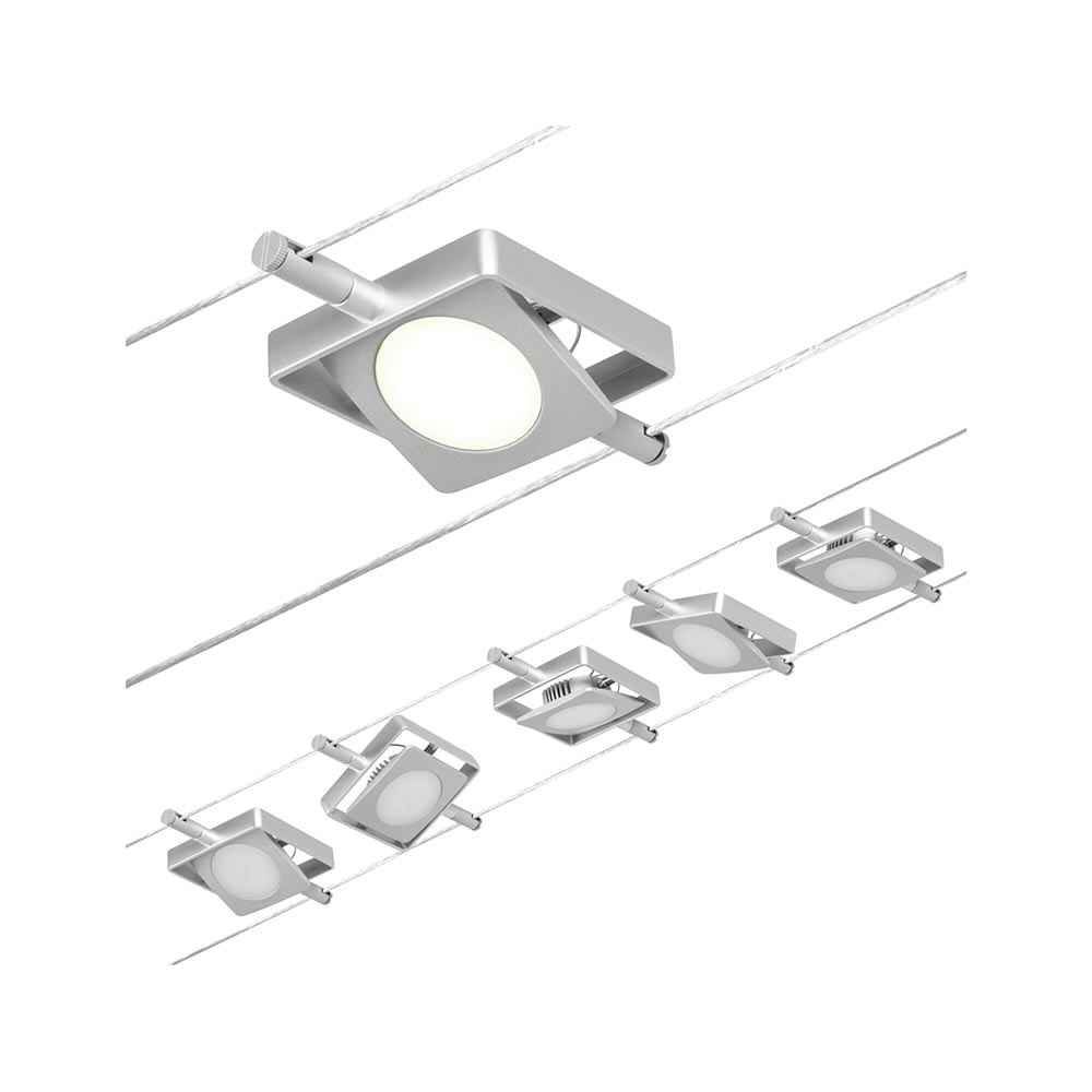 CorDuo LED Seilsystem Mac Basissett Chrom-Matt thumbnail 1