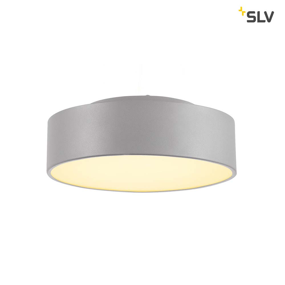 S.Luce SLV Medo 30 LED Deckenleuchte Silbergrau 1-10V 3000K