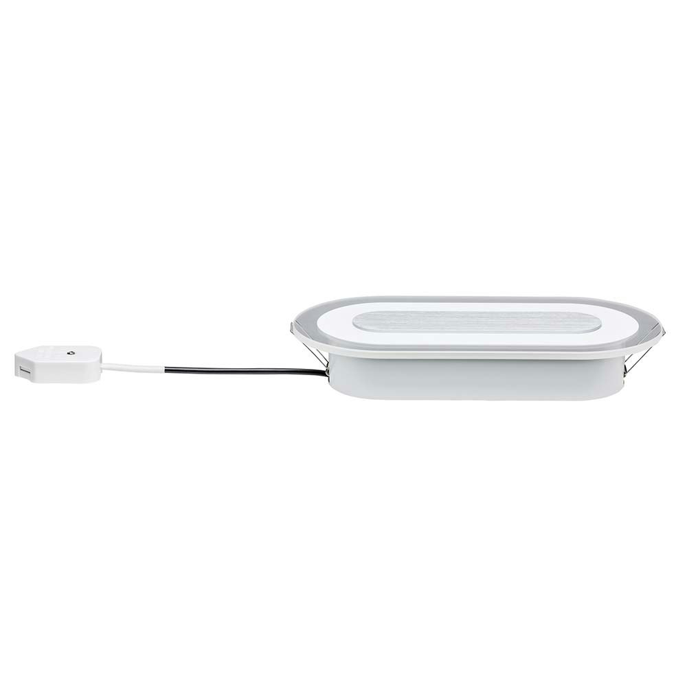 Premium EBL Set Whirl oval LED 1x8W 115x230mm Alu-Gedreht thumbnail 4