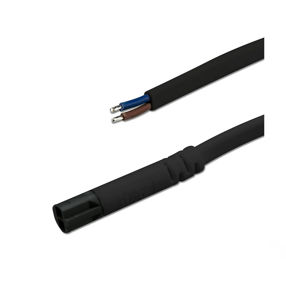 Mini-Plug Anschlusskabel männlich 1m 2x0.75 schwarz max. 24V/6A 1