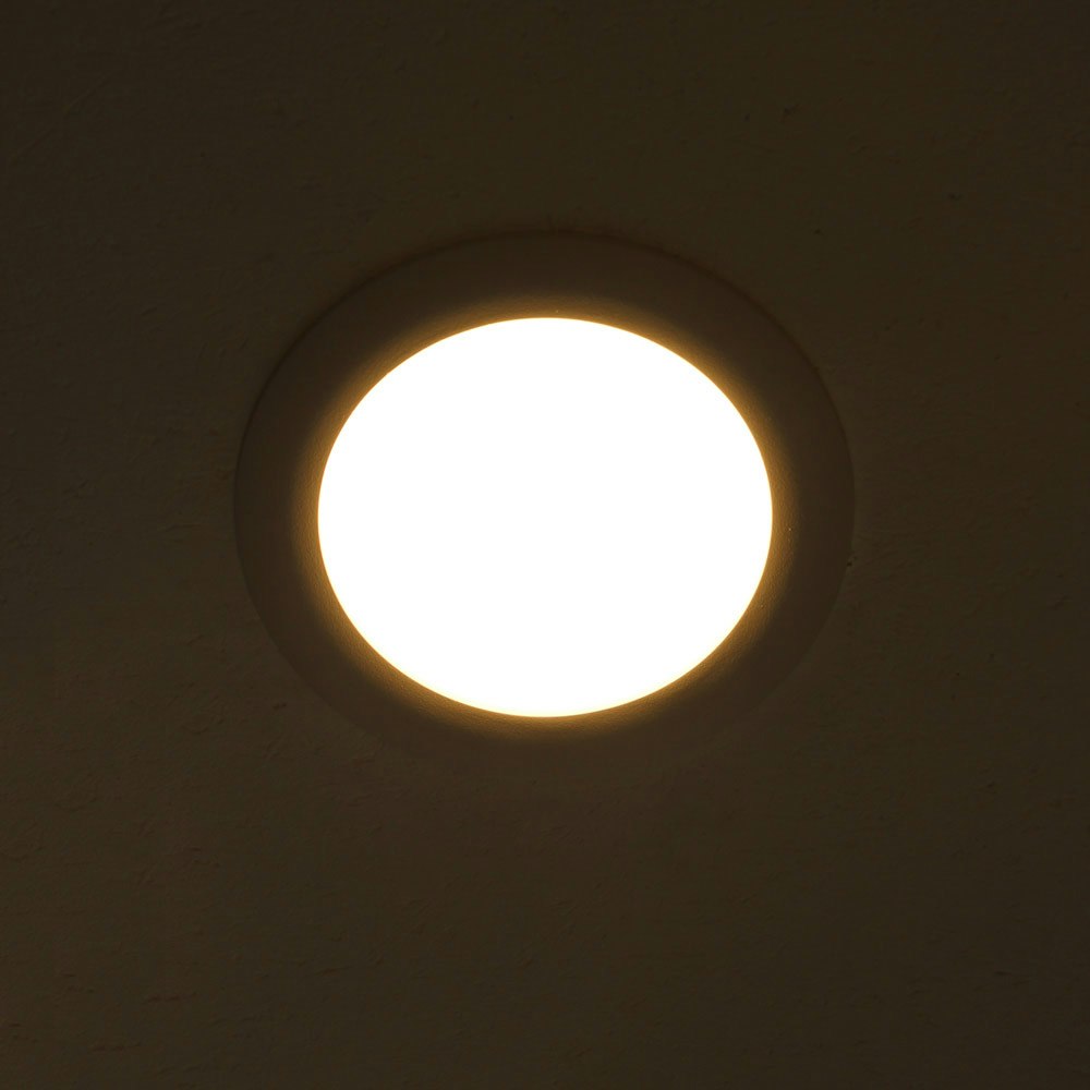 Indirektes Einbau LED-Panel 1030lm dimmbar Ø 17,3cm Warm Weiß thumbnail 4