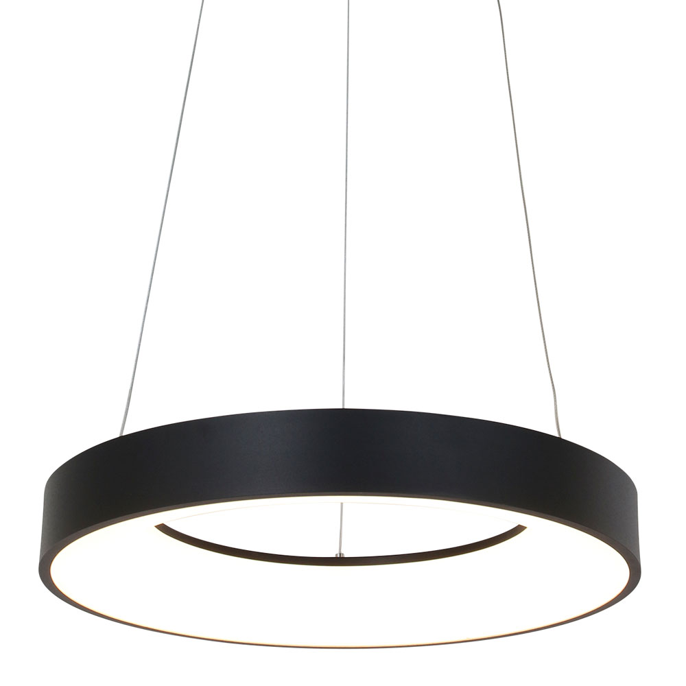 S.Luce Steinhauer LED-Hängeleuchte Ringlede Ø48cm