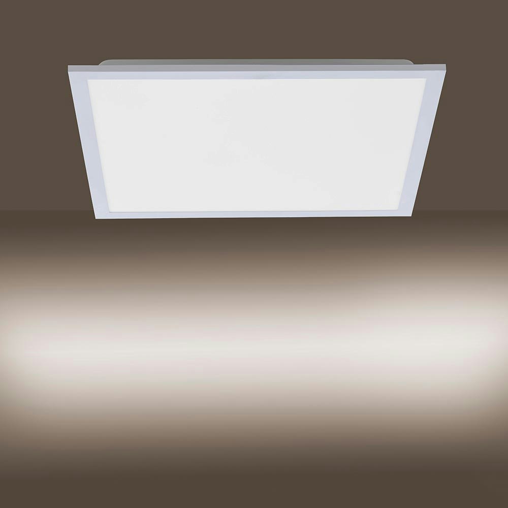 LED Deckenlampe Flat 46x46cm CCT Silberfarben 2