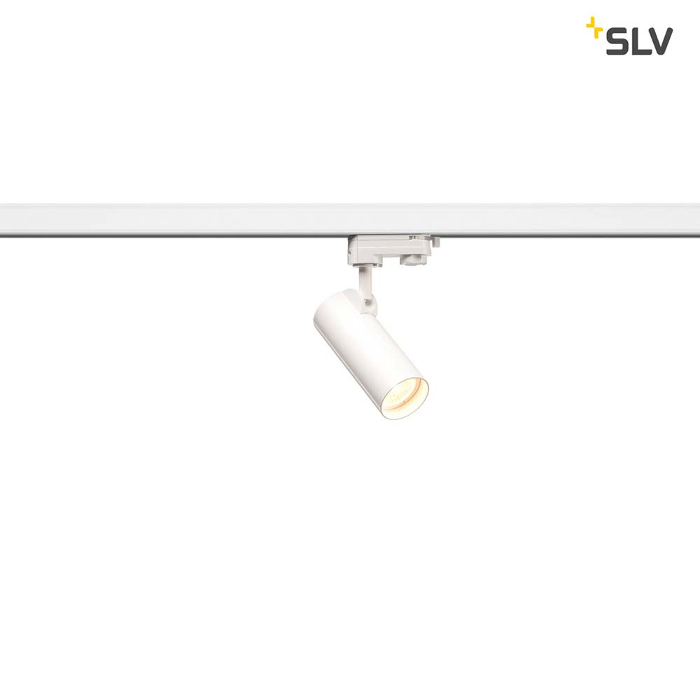 S.Luce SLV Helia 50 LED Strahler für 3Phasen-Stromschiene 3000K Weiß 35°