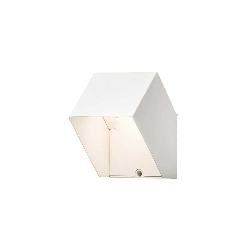 Pescara LED Außen-Wandleuchte Weiß, gefrostetes Acrylglas 