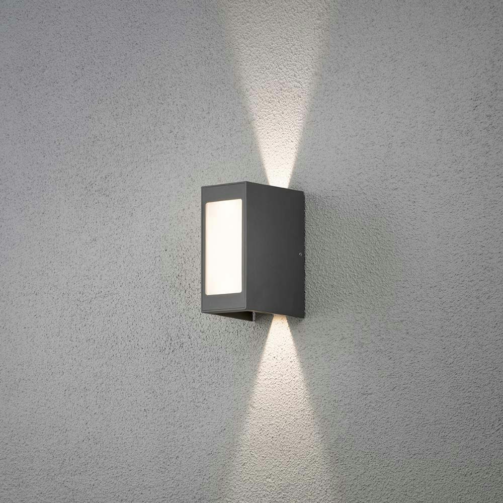 Cremona LED Außen-Wandleuchte Lichtstrahl einstellbar Anthrazit thumbnail 3