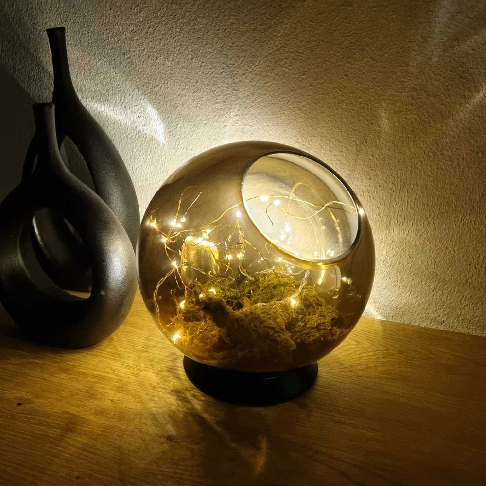 s.luce Orb LED-Dekolampe Glaskugel Ornament thumbnail 4