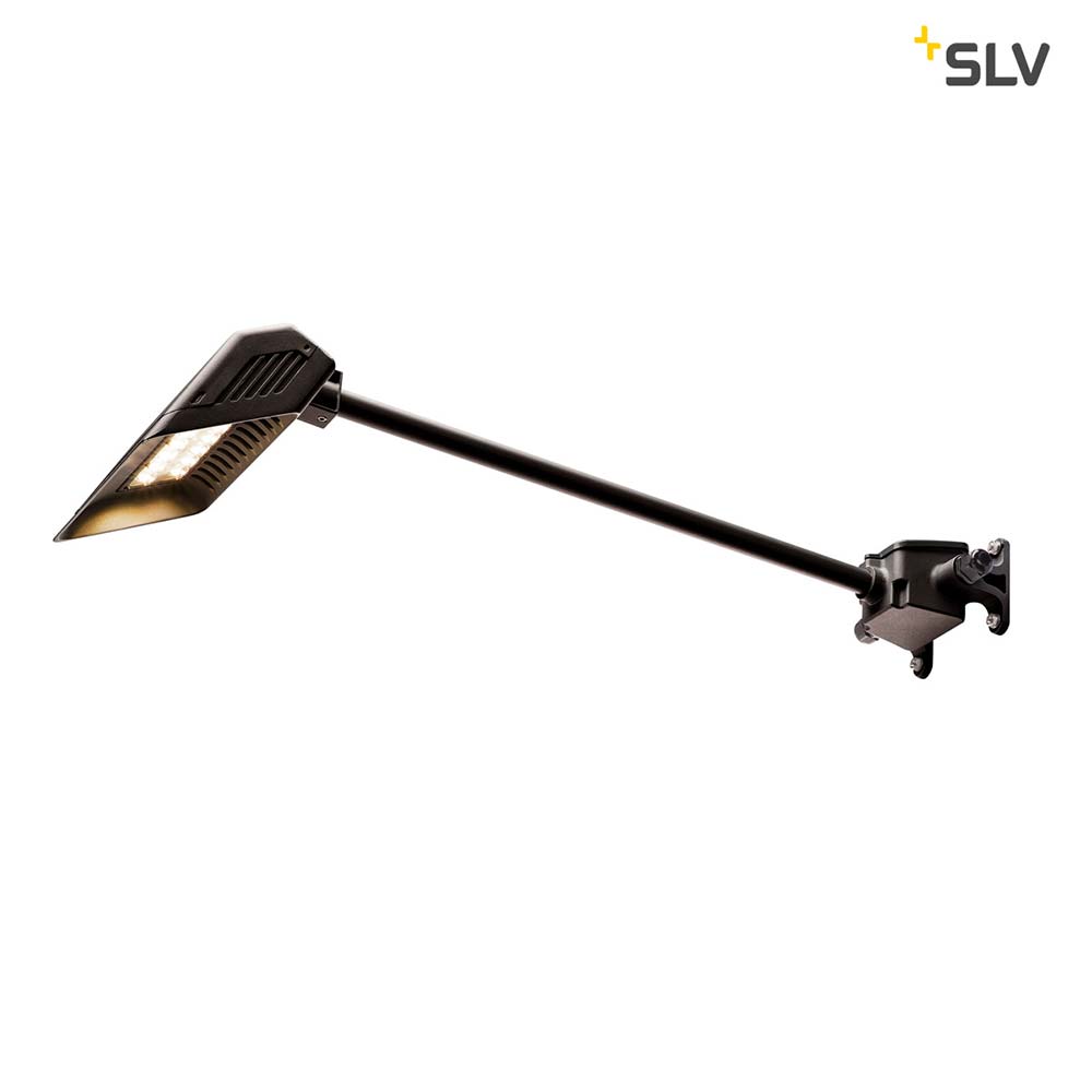 S.Luce SLV Today LED Outdoor Displayleuchte Schwarz Lang 4000K IP65