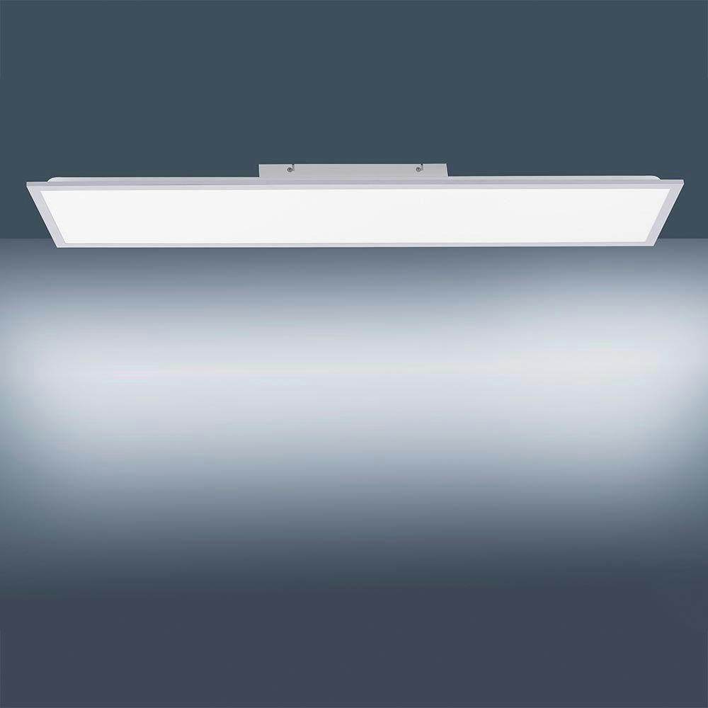 LED Deckenleuchte Flat 120x30cm CCT Silberfarben thumbnail 4