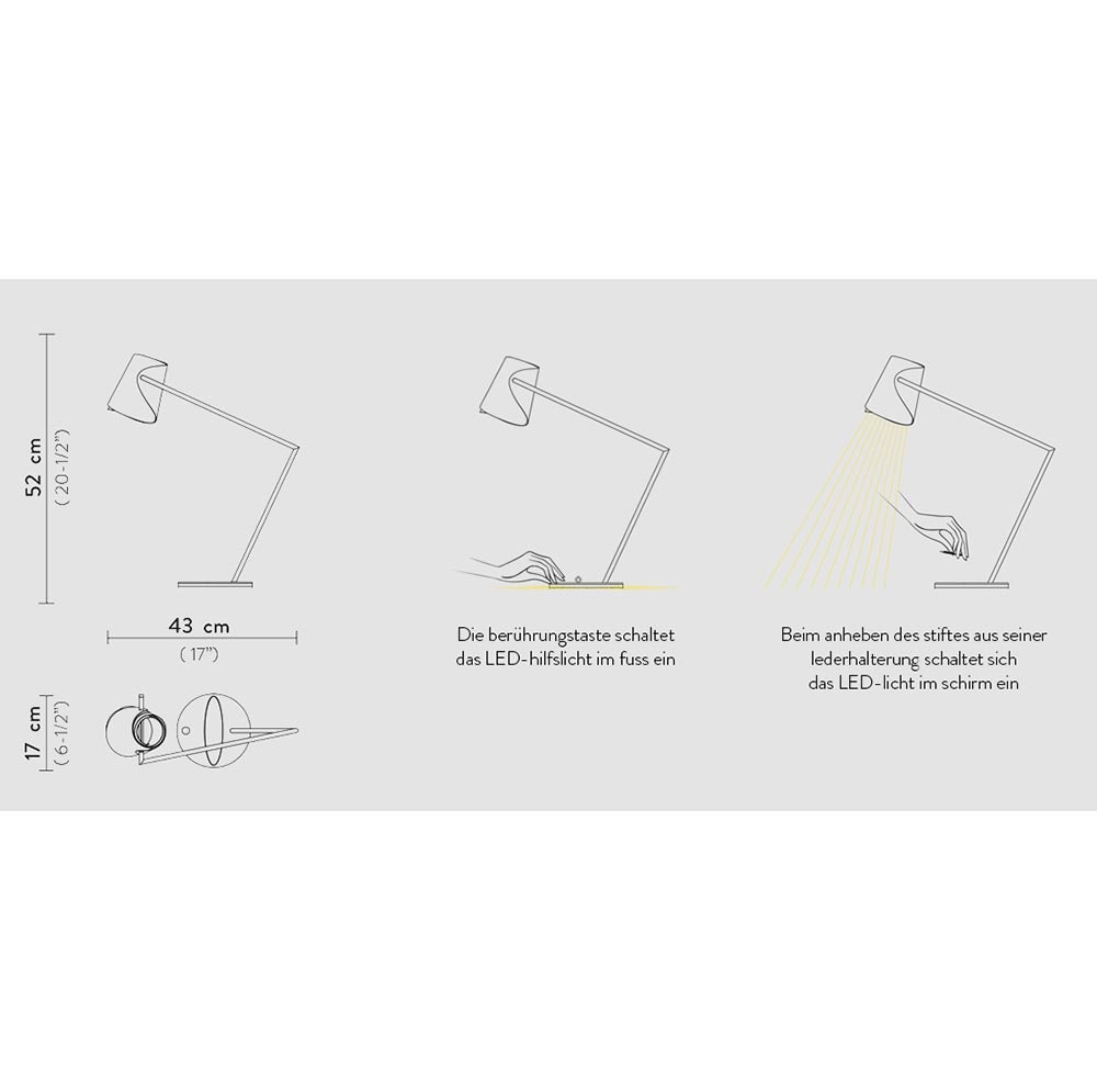 Slamp LED Schreibtischlampe Overlay & Montblanc Meisterstück Le Grand zoom thumbnail 2