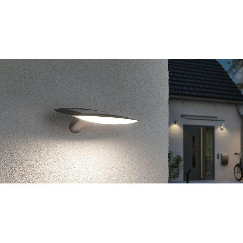 Solar LED Außenwandleuchte Kiran Bewegungssensor Weiß thumbnail 3