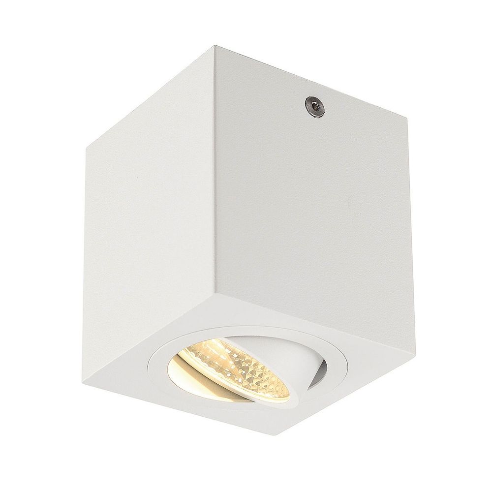 S.Luce SLV Triledo Square CL LED Aufbau-Downlight Weiß 38° 3000K