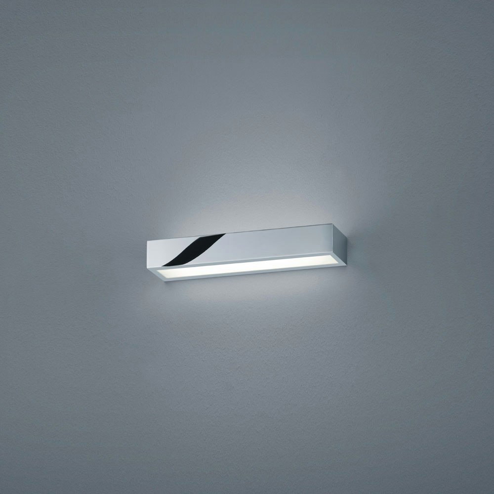 LED Spiegellampe Theia Lichtboard 30cm IP44 Chrom, Glas thumbnail 1