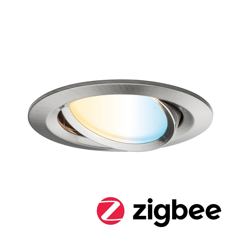 S.Luce LED Einbauleuchte Smart Home Zigbee Nova Plus CCT Metall