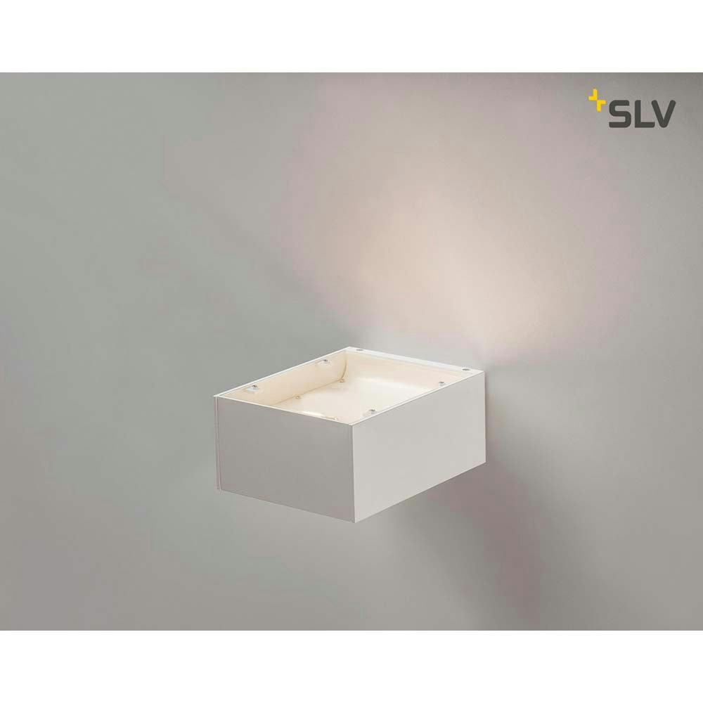 SLV Shell 15 LED Wandaufbauleuchte Weiß thumbnail 2