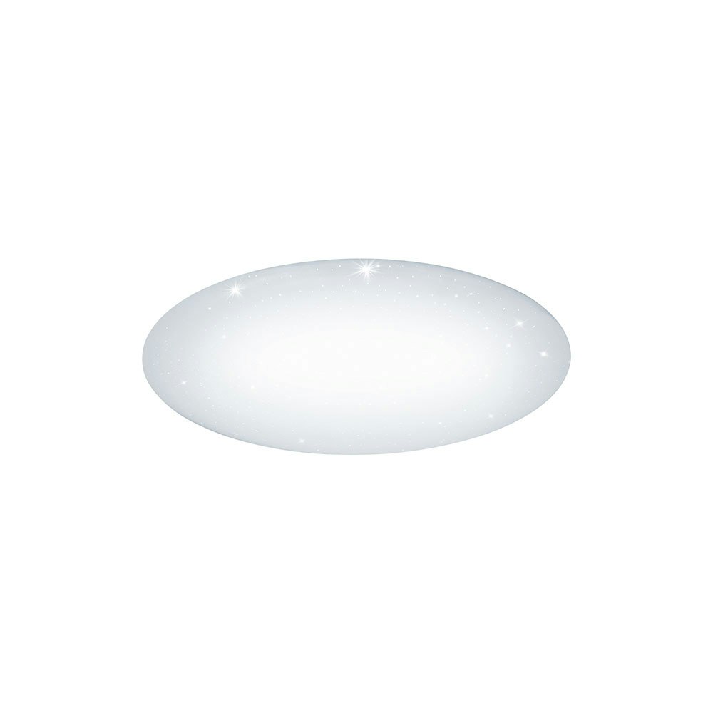 LED Deckenleuchte Giron-S Ø 76cm Kristalleffekt + Fernbedienung Weiß 1