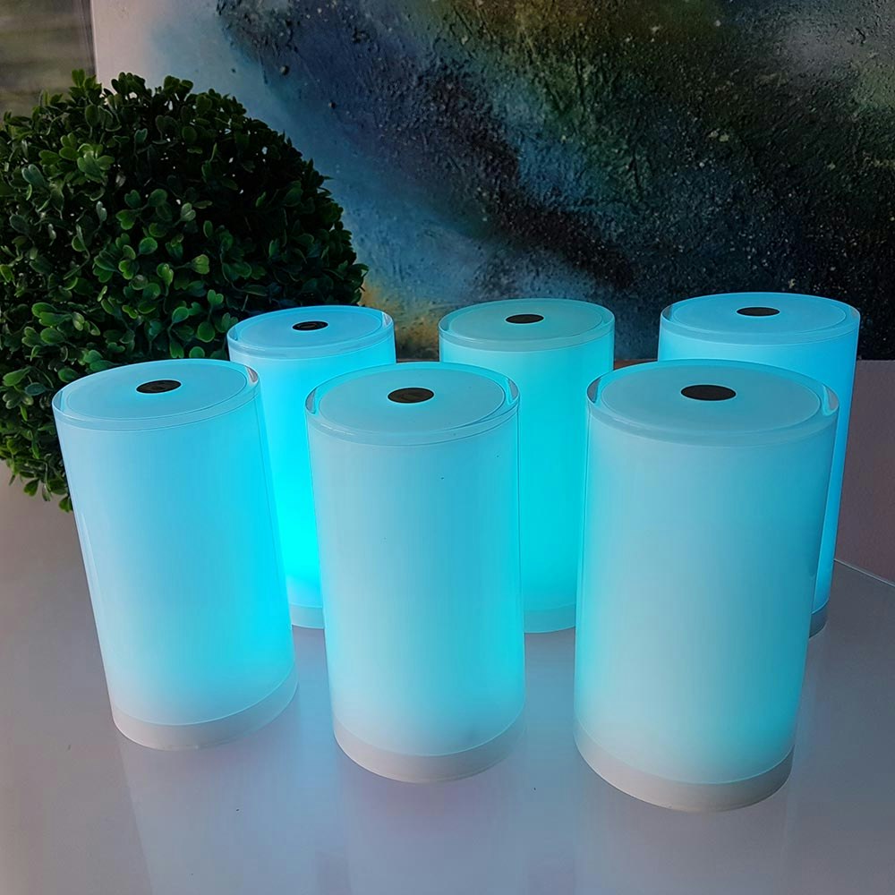 6er Set Akku-LED-Tischlampen Tub mit App-Steuerung 2